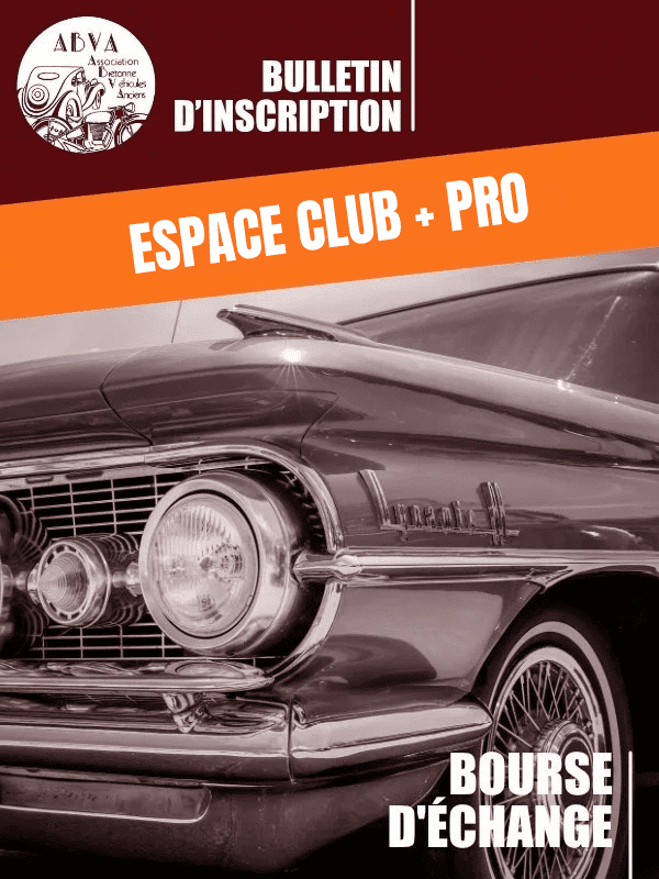 INSCRIPTION ESPACE CLUB + PRO